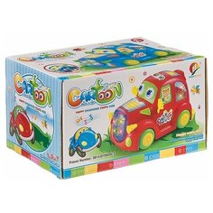 Пласт. музык, светящ.3D машина на бат, ВОХ, арт.298-13 Noname