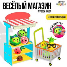 Конструктор из пенокартона с полимерной глиной «Весёлый магазин» Россия