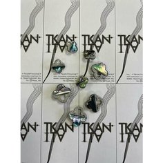 Пуговица декоративная металлическая на ножке, 1 шт. Noname