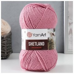 Пряжа "Shetland" 30% шерсть верджин, 70% акрил 220м/100гр (508 розовый), 1шт Yarn Art