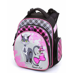 Школьный ранец Hummingbird Kids "Sweet Cat"+мешок для обуви ТК54