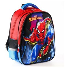 Рюкзак школьный, 39 см х 30 см х 14 см, Человек-паук Marvel