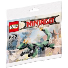 Конструктор LEGO Ninjago 30428 Green Ninja Mech Dragon Micro Build, 60 дет.