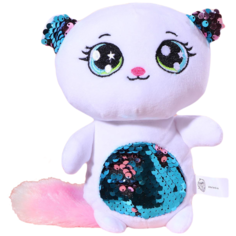 Мягкая игрушка с пайетками "Мишутка Боня" Milo Toys