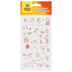 Мульти-Пульти наклейки эпоксидные Единороги, 5 шт. 5 шт. 5 шт.