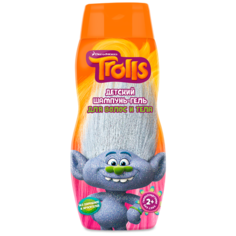 Русская Косметика Шампунь-гель для волос и тела Trolls, 300 мл