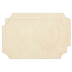 Заготовки для декорирования Mr. Carving "Панно", 20x12 см, 2 штуки, арт. ВД-719