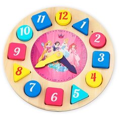 Часы сортер развивающие принцессы/Ulanik Уланик