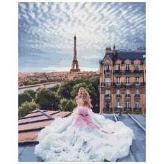 Картина по номерам "Девушка в белом", 40x50 см ВанГогВоМне