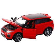 Машинка металлическая Автопанорама 1:32, 2017 Land Rover Range Rover Evoque HSE, красный (JB1251328)