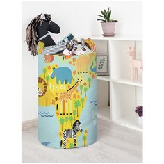 Корзина для игрушек JoyArty "Веселая карта" 40x60 см