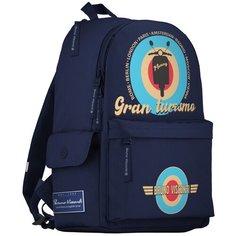 Рюкзак BrunoVisconti, молодежный , синий , «GRAN TURISMO», Арт. 12-003-121/02