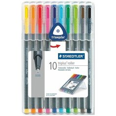 Staedtler Набор ручек-роллеров Triplus 403 10 цветов