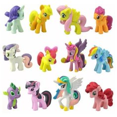 Набор фигурок - My Little Pony (12 шт.) №2 Noname