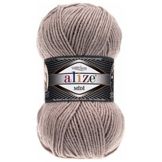 Пряжа "Superlana midi" 25% шерсть, 75% акрил 170м/100гр (541 норка) Alize