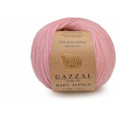 Пряжа Gazzal Baby Alpaca (46007 - Розовый)