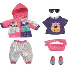 Одежда для кукол Беби Бон 830-031 набор Делюкс для велосипедной прогулки Baby Born Zapf Creation