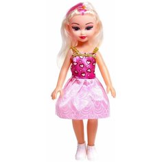 Кукла Даша в платье, со звуком Denco Store