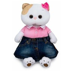 Мягкая игрушка "Ли-Ли в джинсовой юбке и футболке поло", 27 см Basik&Co