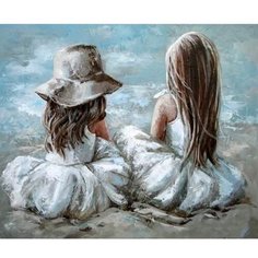 Картина по номерам Маленькие сестрички 40х50 см Hobby Home