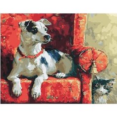 Картина по номерам Тайный наблюдатель 40х50 см Hobby Home