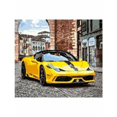 Картина по номерам Жёлтое авто 40х50 см Hobby Home