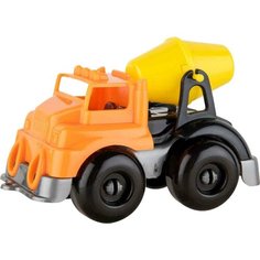 Машинка Knopa Вжух на стройке (86216) 1:15, 10 см, желтый/оранжевый/черный