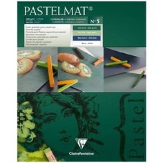 Альбом для пастели Clairefontaine Pastelmat 30 х 24 см (24x30 см), 360 г/м², 12 л. ассорти