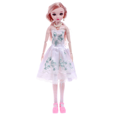 Кукла интерактивная Happy Valley "Оля", в платье, шарнирная, с пультом, для девочек