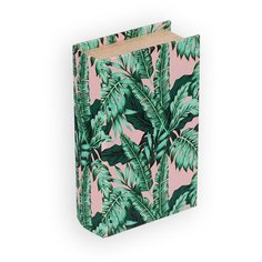 Gamma BBK-01 шкатулка-книга 17 x 11 x 5 см №081 Монстера 62199859034