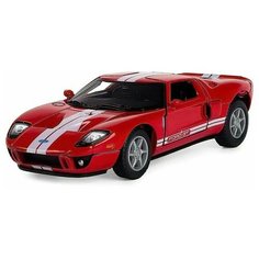 Детская инерционная металлическая машинка Serinity Toys, модель Ford GT Красный
