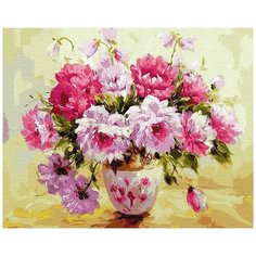 Картина по номерам "Любимые пионы", 40x50 см ВанГогВоМне
