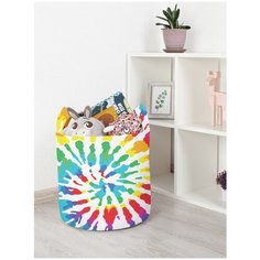 Корзина для игрушек JoyArty "Красочный вихрь" 35x35 см