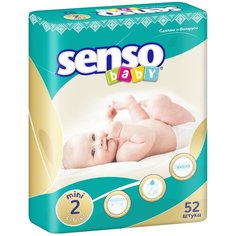 Senso подгузники 2 mini (3-6 кг) дневные/ночные, 52 шт.