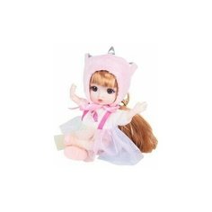 Кукла для девочек "Единорожек" 15см, Дружные животные, розовый, белый Esta Bella