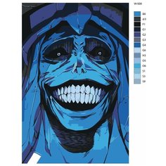 Картина по номерам W-508 "Аниме - Поднятие уровня в одиночку. Статуя Бога" 80x120 Brushes Paints