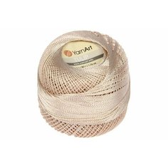Пряжа Yarnart Tulip св. бежевый (405), 100%микрофибра, 250м, 50г, 1шт