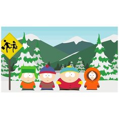 Картина по номерам на холсте Мультфильм Южный Парк 5671 60x40