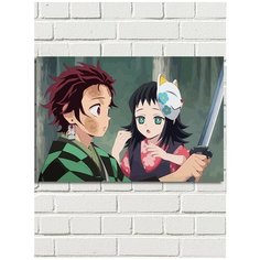 Картина по номерам аниме клинок рассекающий демонов - 6709 Г 60x40