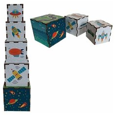 Деревянный сортер пирамидка транспорт 08102 Сибирские игрушки