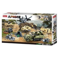 Конструктор Армия 38-0812 в коробке Sluban