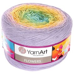 Пряжа YarnArt Flowers, 55 % хлопок, 250 г, 1000 м, 1 шт., 285