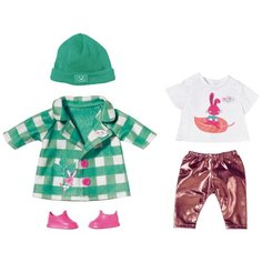Zapf Creation комплект одежды Deluxe для куклы Baby Born 830079 разноцветный