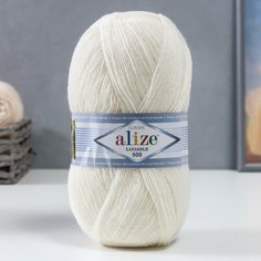 ALIZE Пряжа "Lanagold 800" 49% шерсть, 51% акрил 730м/100гр (450 жемчужный)