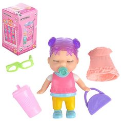 Кукла-сюрприз в банке, пластик, 6,3Х11см, 6-12 дизайнов, игроленд
