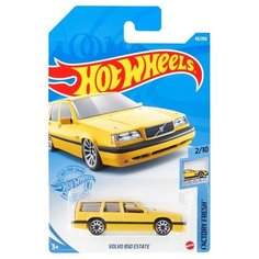 Машинка Hot Wheels коллекционная (оригинал) VOLVO 850 ESTATE желтый