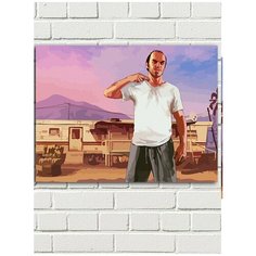 Картина по номерам игра GTA V (Grand Theft Auto, Тревор Филипс) - 8596 Г 30x40
