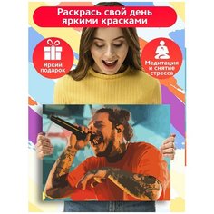 Картина по номерам Музыка Post Malone - 6099 Г 30x40