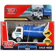 Металлическая машинка УАЗ 452 полиция Технопарк Автоград