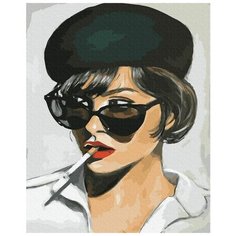Картина по номерам "Парижанка", 40x50 см, ВанГогВоМне